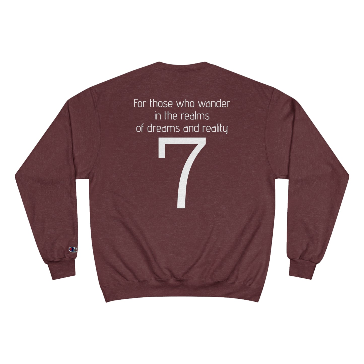 Celestial Llama eco crewneck sweatshirt Champion X RozziDidThat