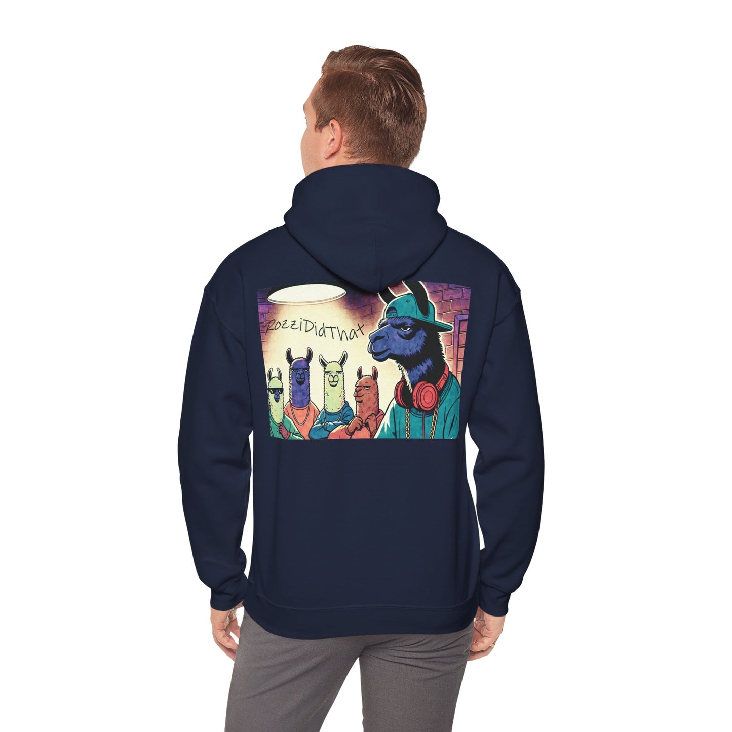 RozziDidThat Cozy Llama Hoodie