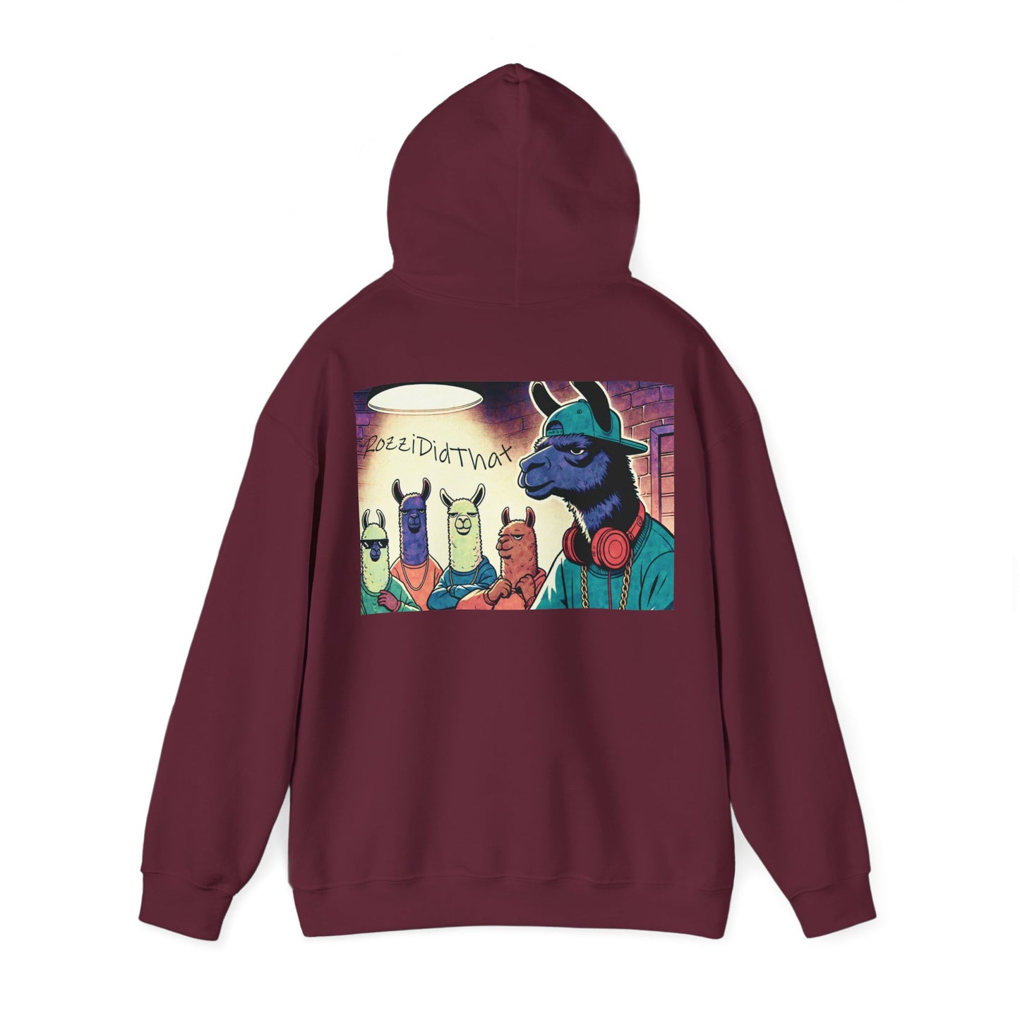 RozziDidThat Cozy Llama Hoodie