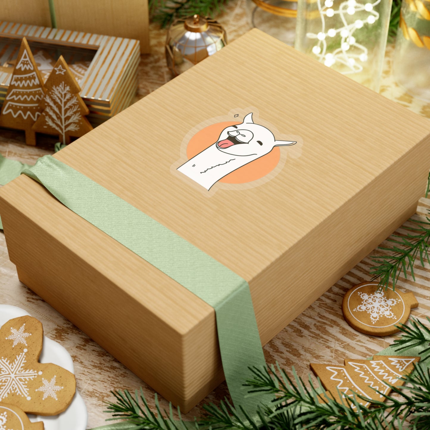 The Laughing llama Sticker