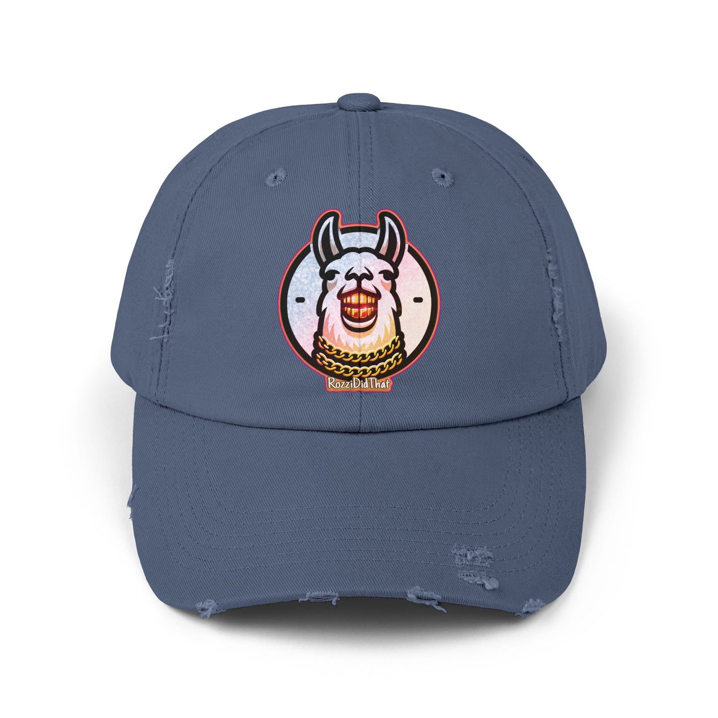 Laughing Llama Distressed Hat