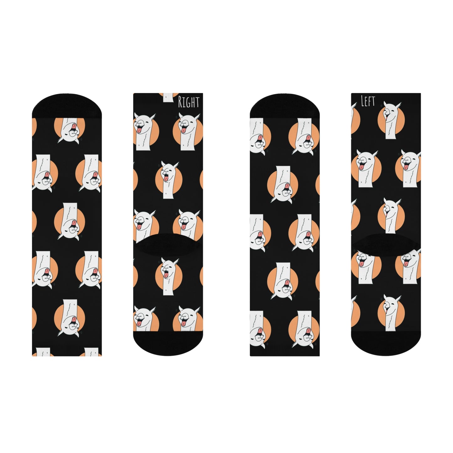 Laughing Llama Cushioned Crew Socks