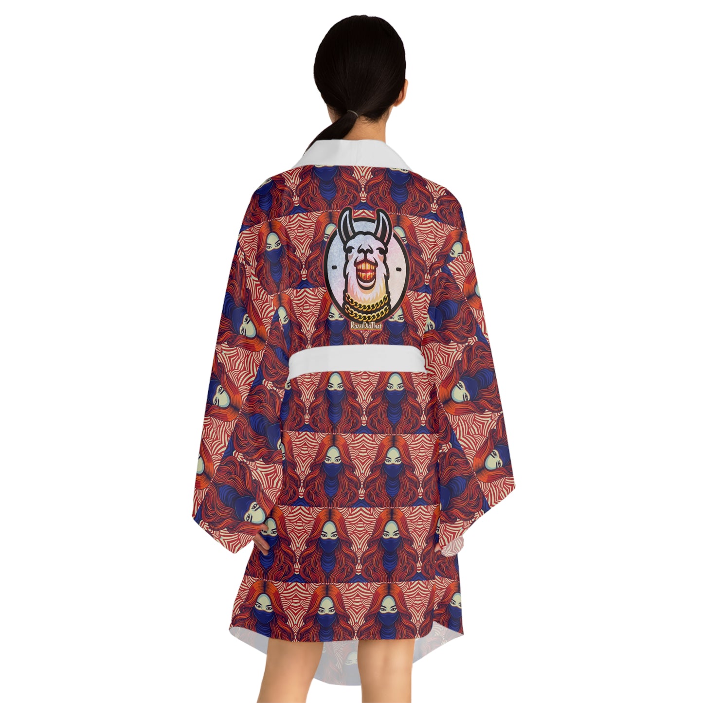Long Sleeve Kimono Robe (AOP)