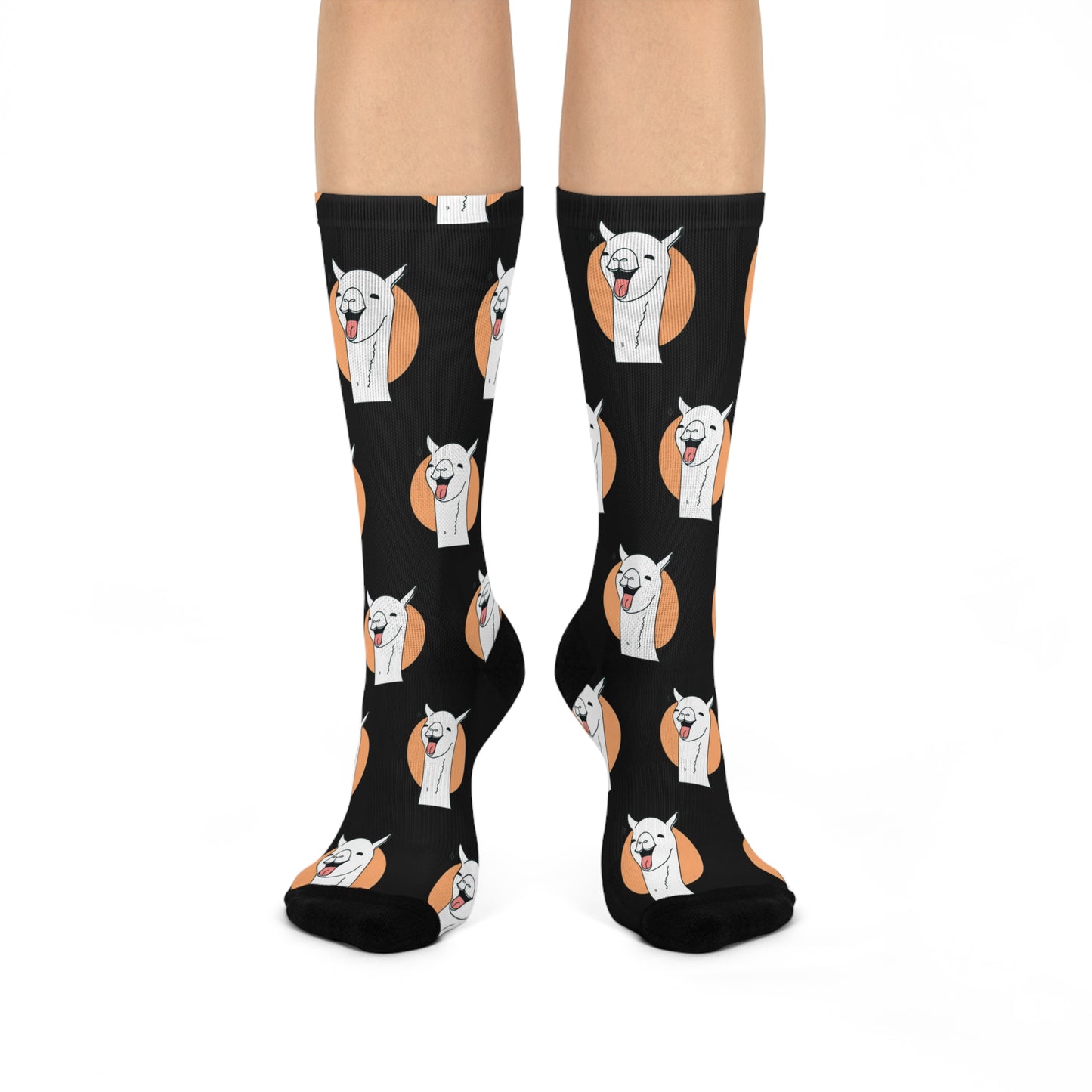 Laughing Llama Cushioned Crew Socks