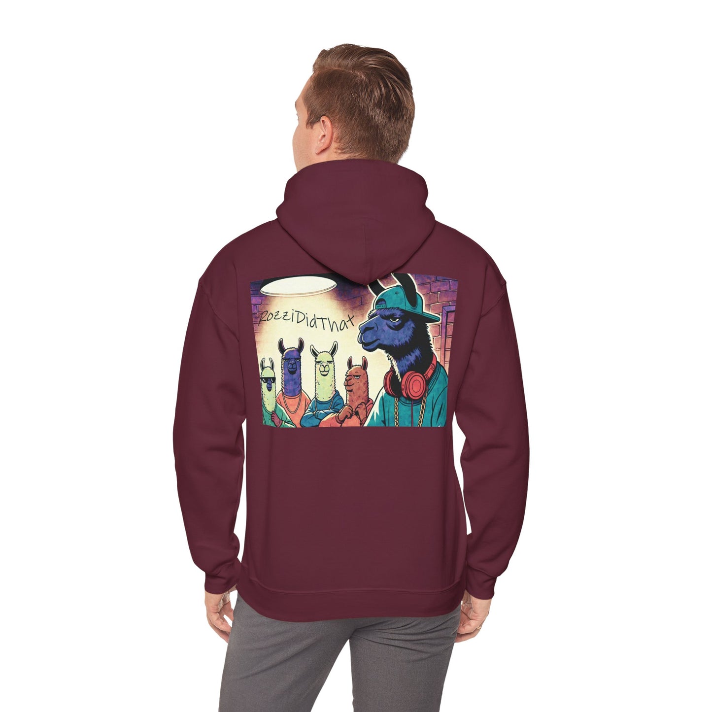 RozziDidThat Cozy Llama Hoodie