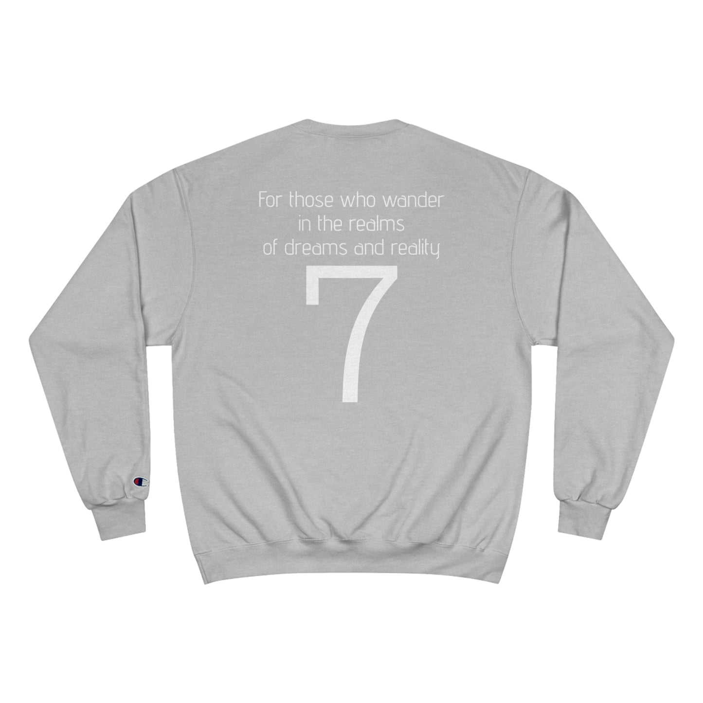 Celestial Llama eco crewneck sweatshirt Champion X RozziDidThat