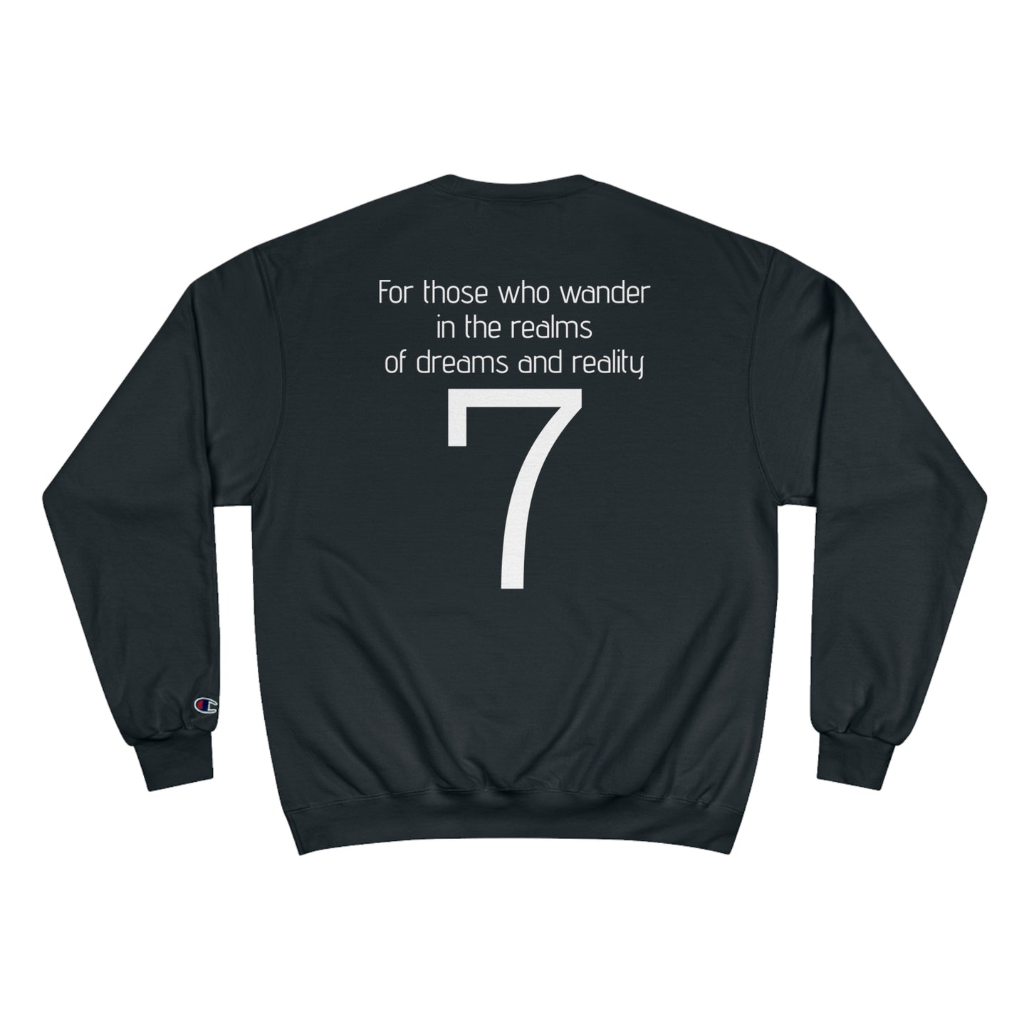 Celestial Llama eco crewneck sweatshirt Champion X RozziDidThat