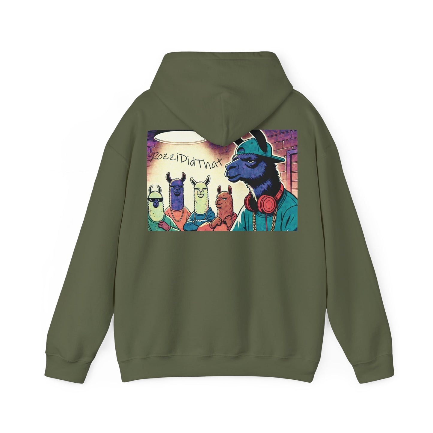 RozziDidThat Cozy Llama Hoodie