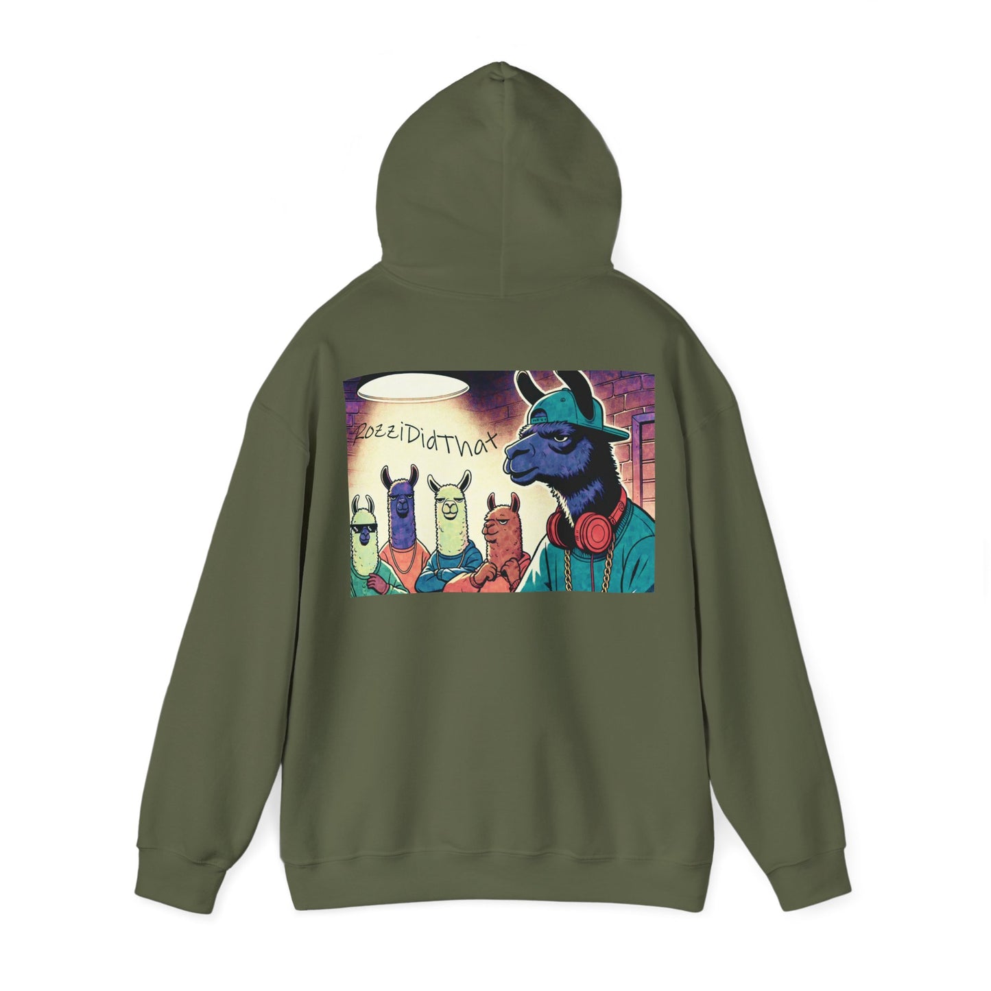 RozziDidThat Cozy Llama Hoodie