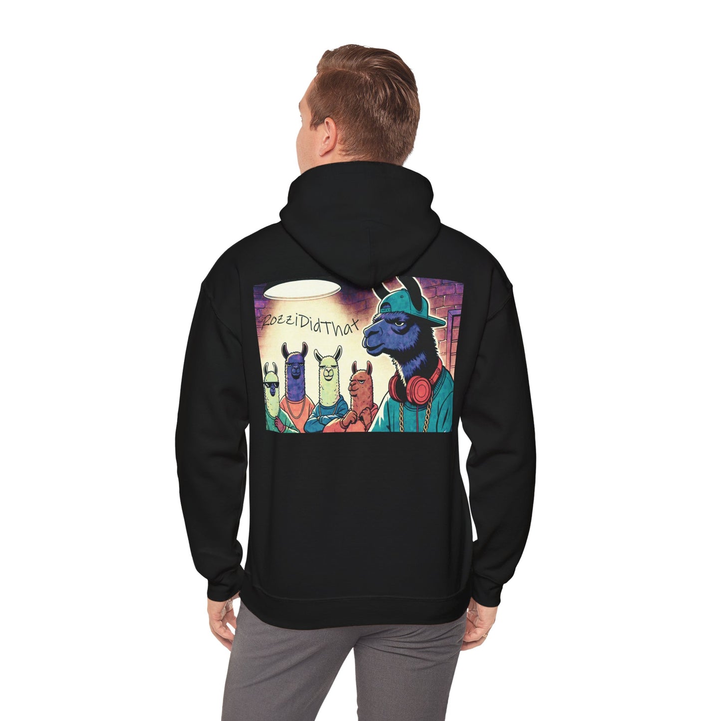 RozziDidThat Cozy Llama Hoodie