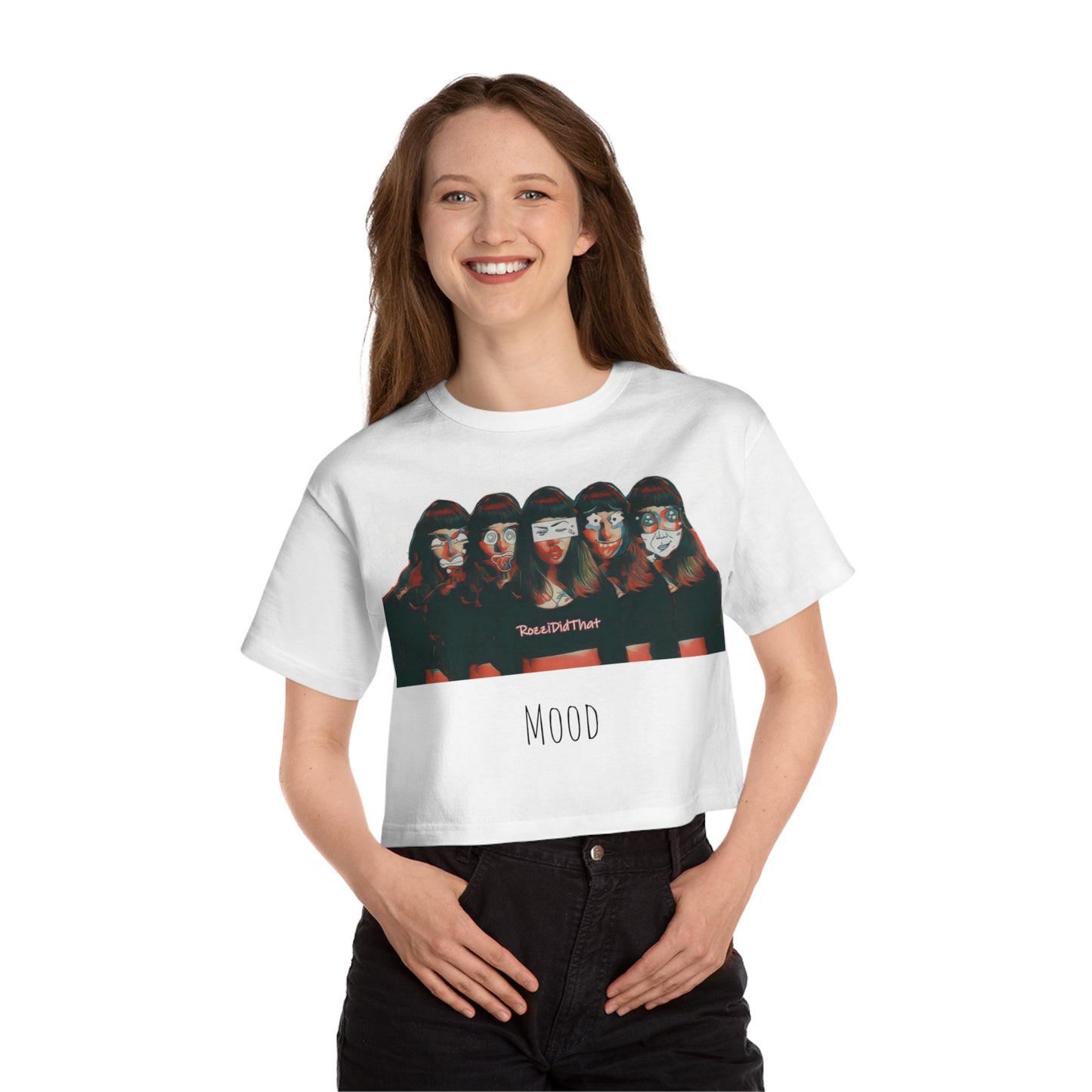 Mood Roulette Cropped Tee - Champion X RozziDidthat