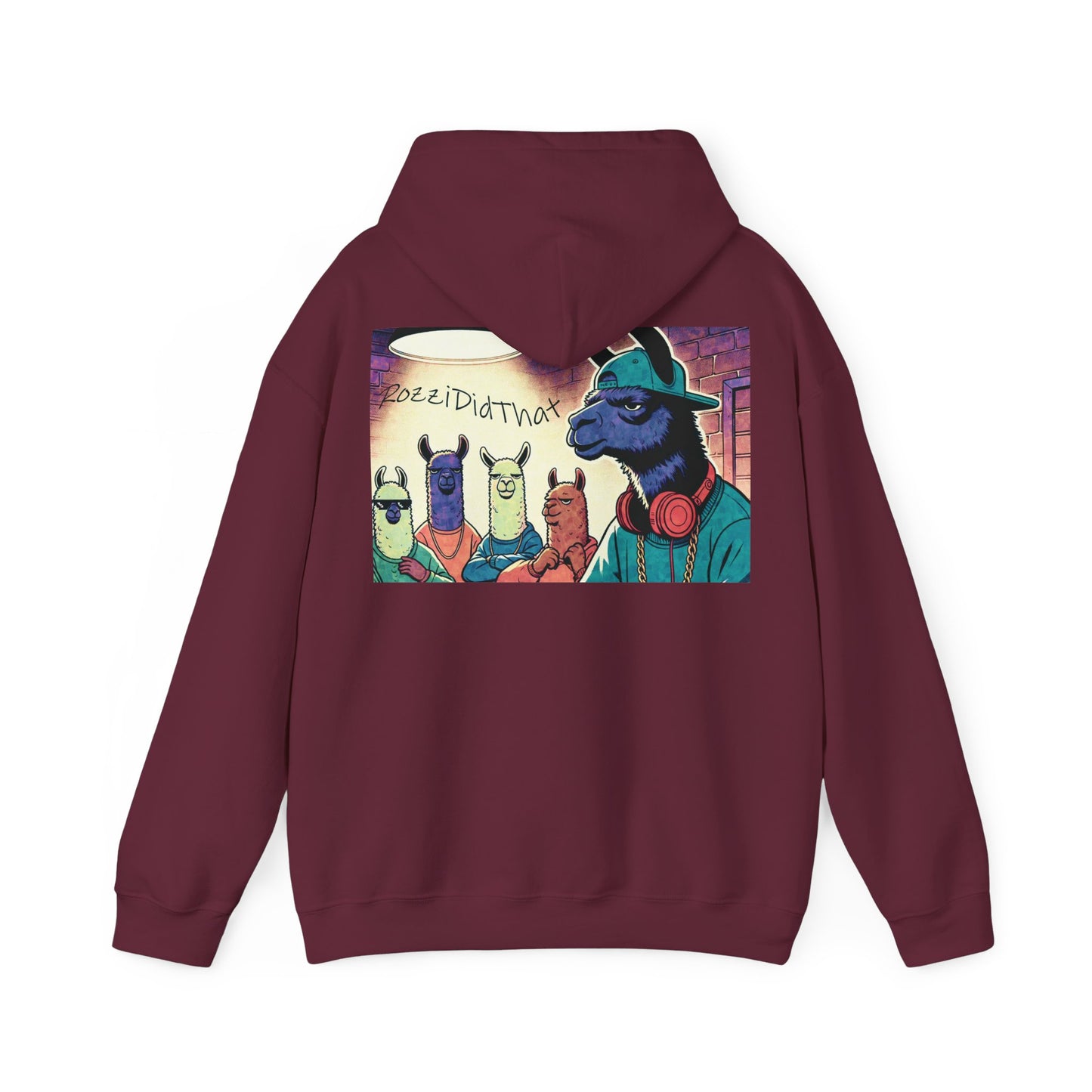 RozziDidThat Cozy Llama Hoodie