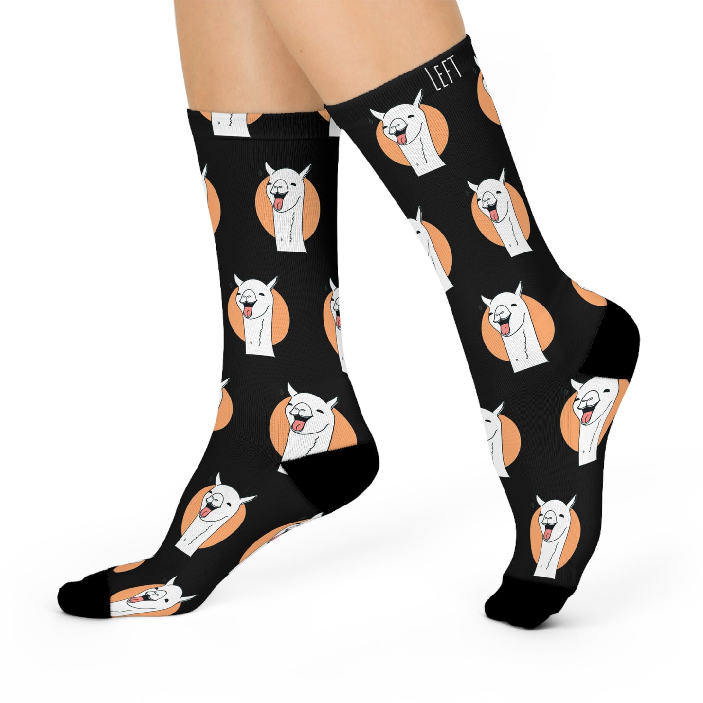 Laughing Llama Cushioned Crew Socks