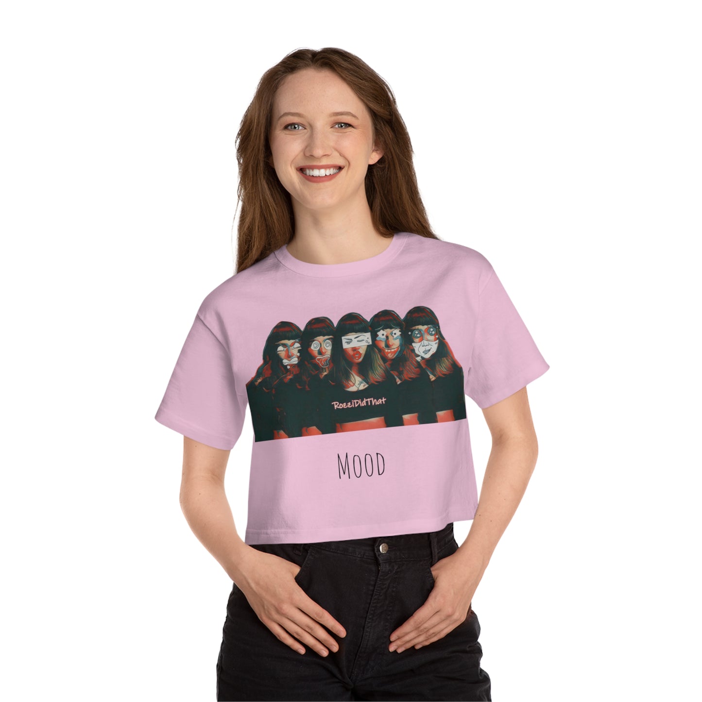 Mood Roulette Cropped Tee - Champion X RozziDidthat