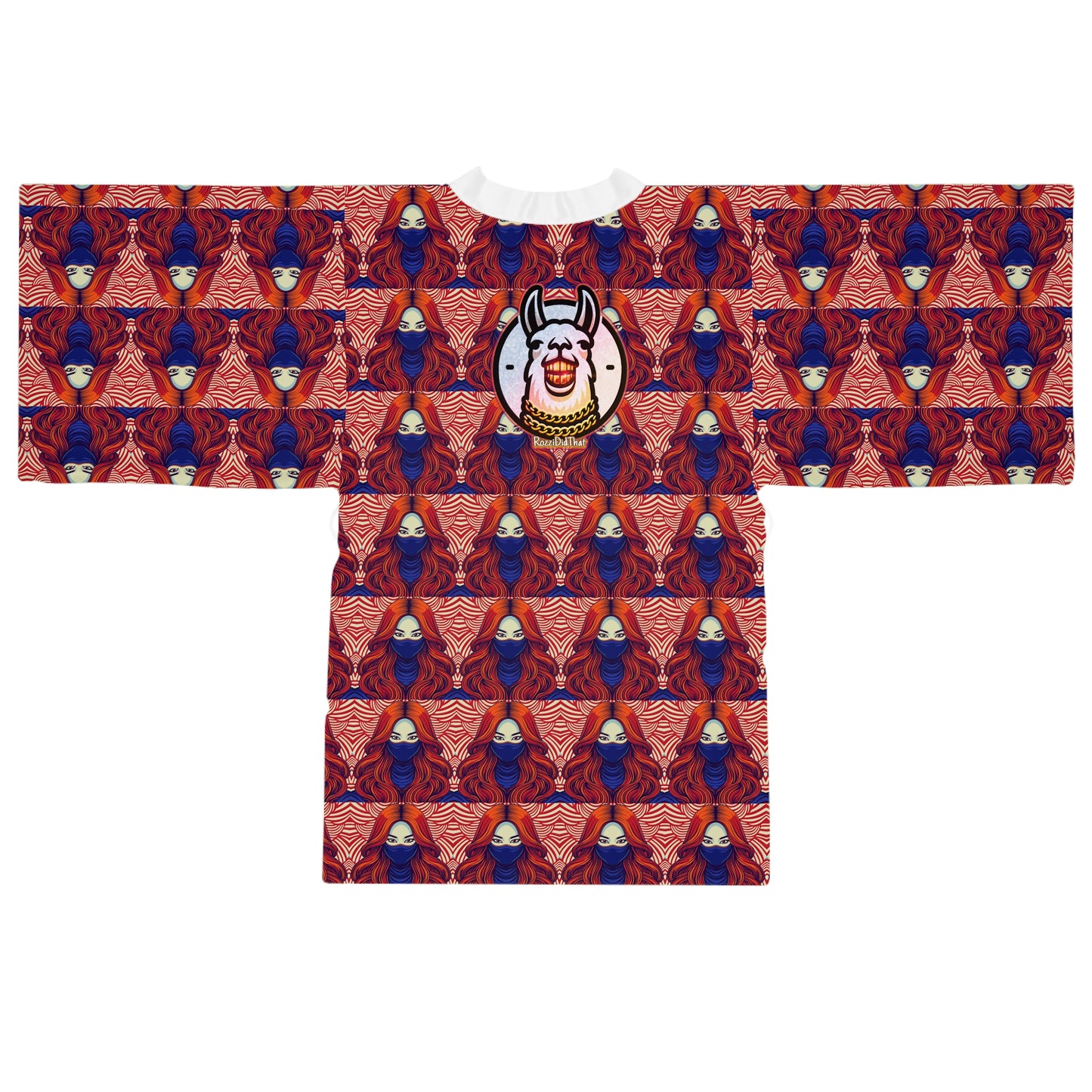 Long Sleeve Kimono Robe (AOP)