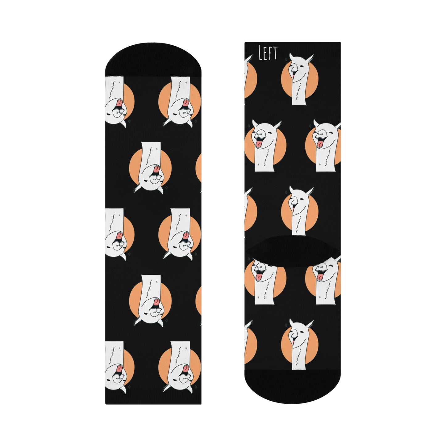 Laughing Llama Cushioned Crew Socks