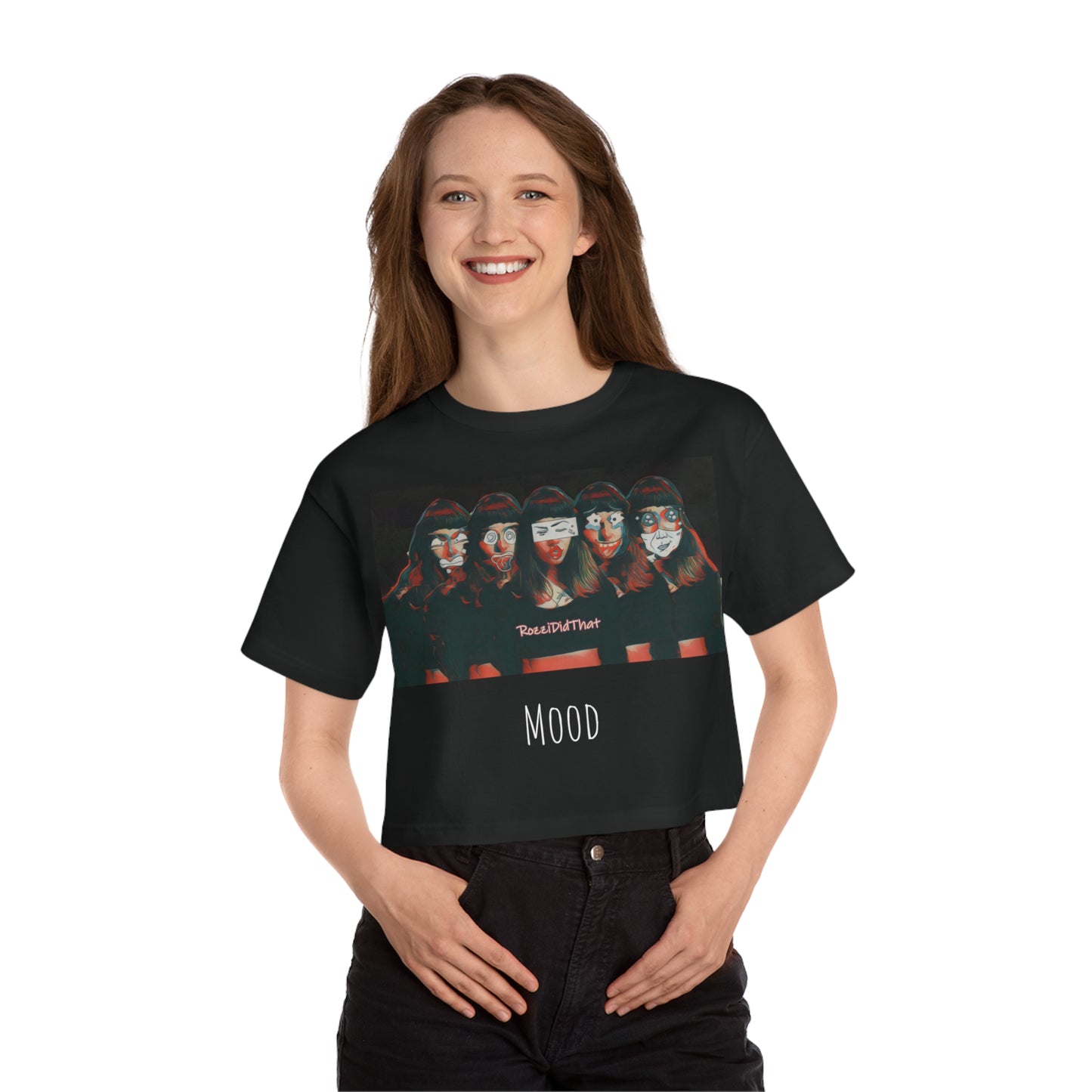 Mood Roulette Cropped Tee - Champion X RozziDidthat