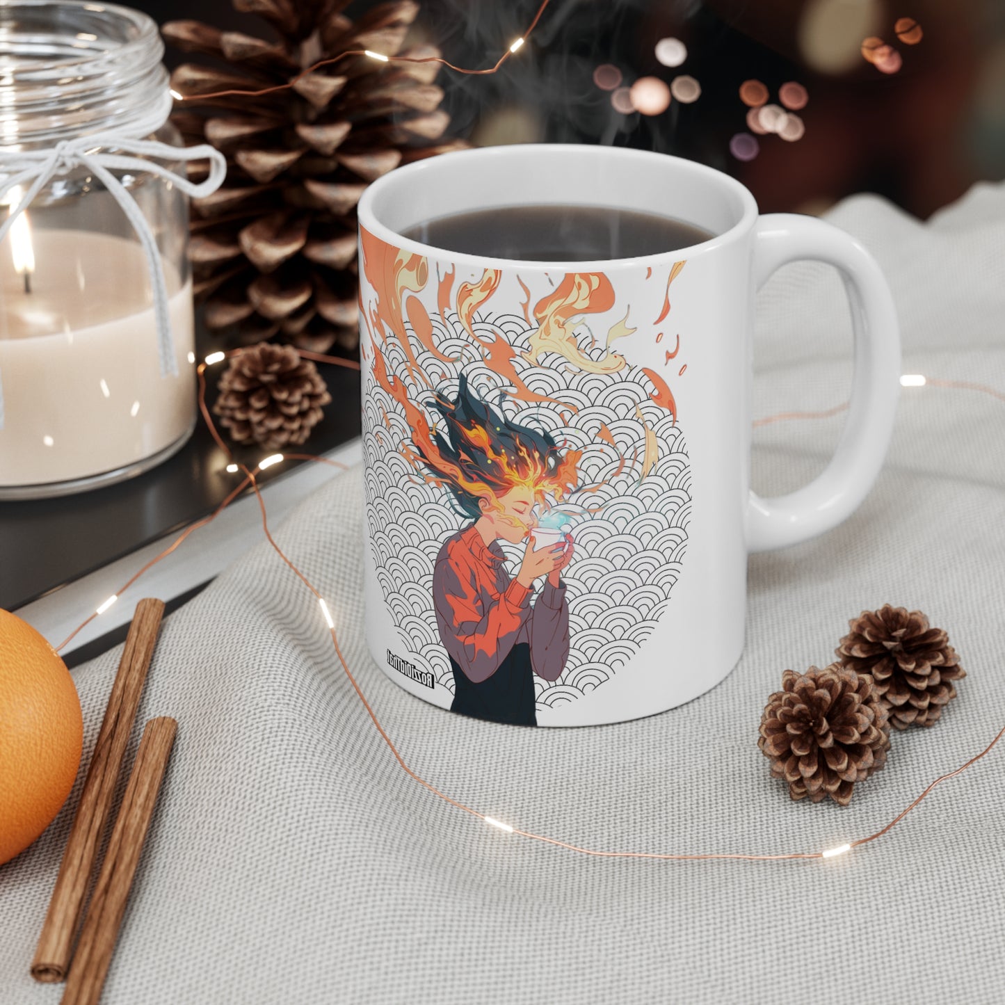 The Caffeine Guardian - Ceramic Coffee Mug