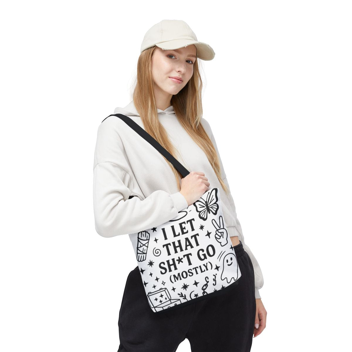 Emotional Baggage Tote – Reversible Funny Quote Bag for Healing & Hot Girl Healing