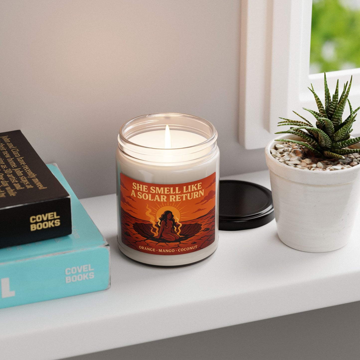 Echoes of Atlantis Soy Candle, Salty Ocean & Sandalwood, Relaxation Gift, Home Decor, Aromatherapy, Ocean Vibes, Wax Candle