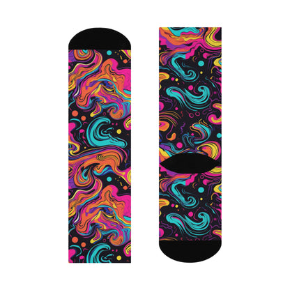 Cosmic Wave Socks